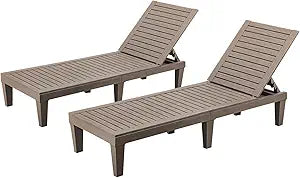 Homall Outdoor Chaise Lounge Chairs Set of 2 for Relaxation