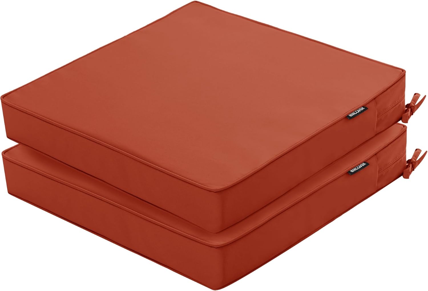 Outdoor Chair Cushions 24 x 24 Inch Waterproof for Patio Use