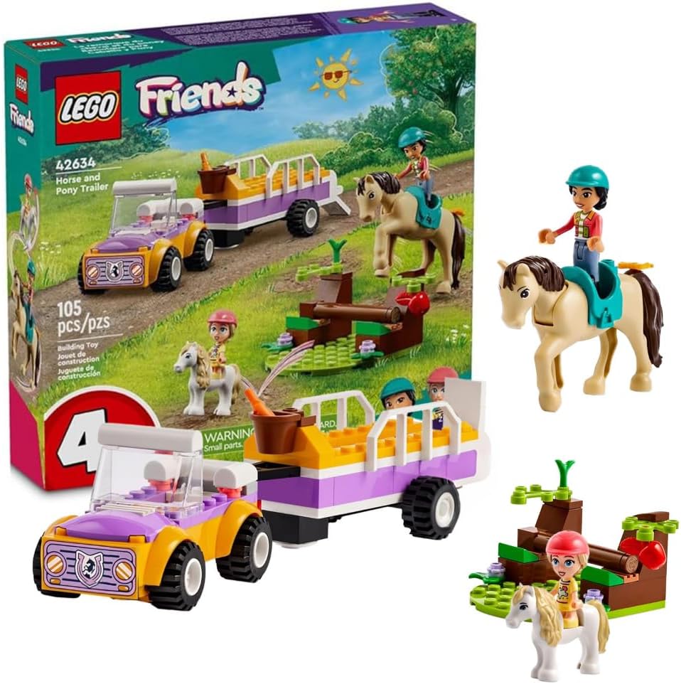 LEGO Friends Horse Trailer Playset - Creative Fun with Liann & Zoya! 