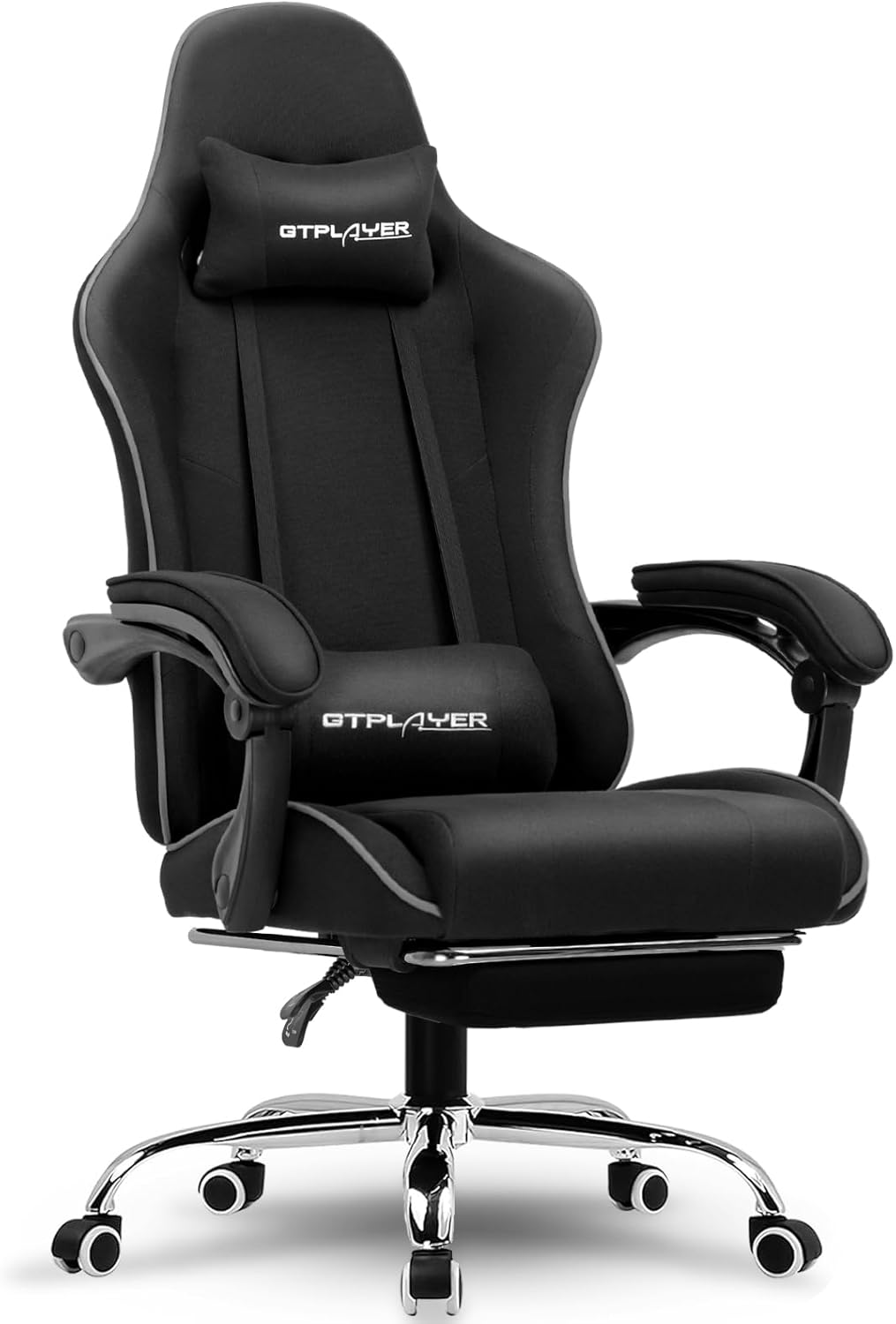 GTPLAYER Gaming Chair with Footrest for Ultimate Comfort