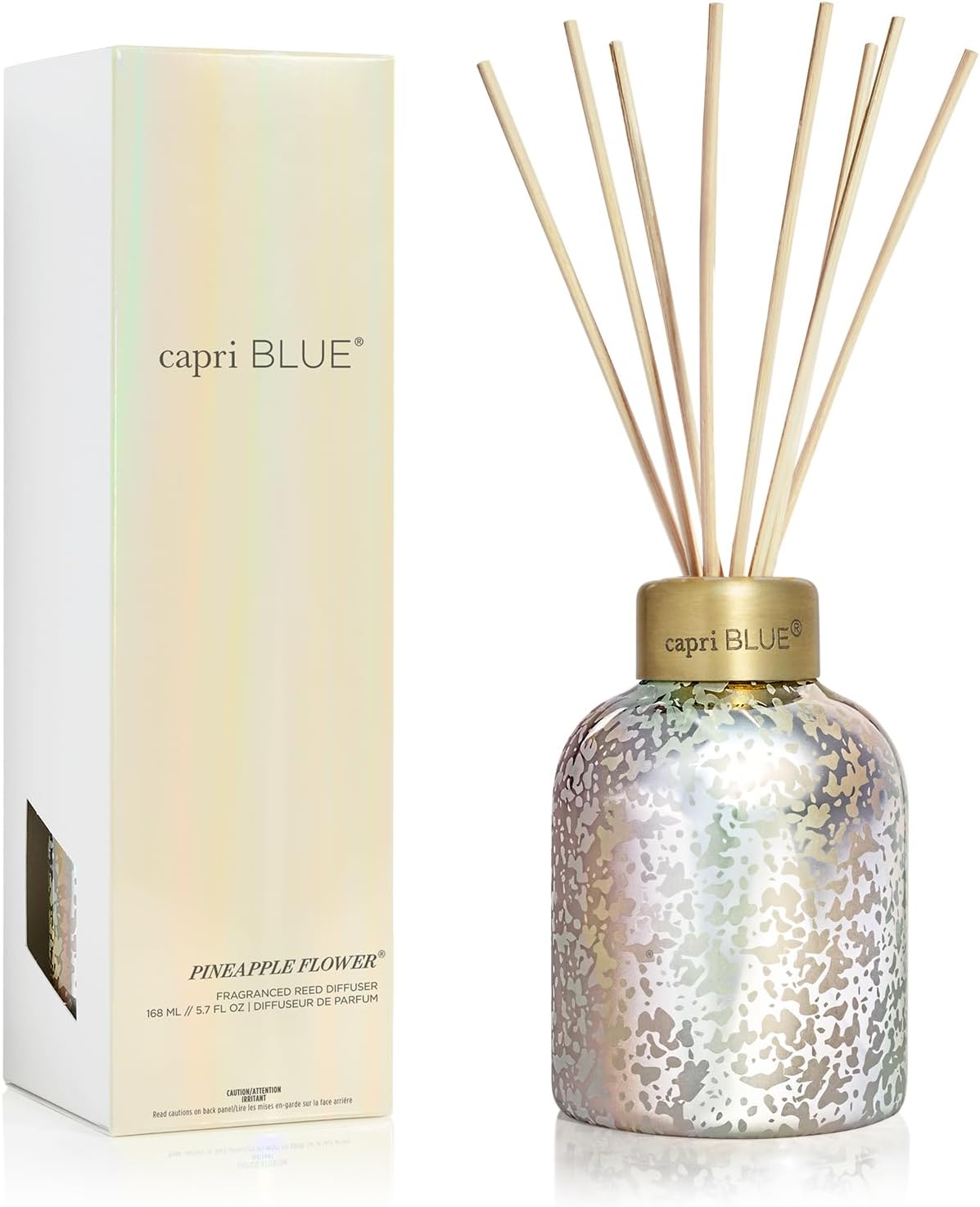 Capri Blue Reed Diffuser Set with Pineapple Flower Scented Oil