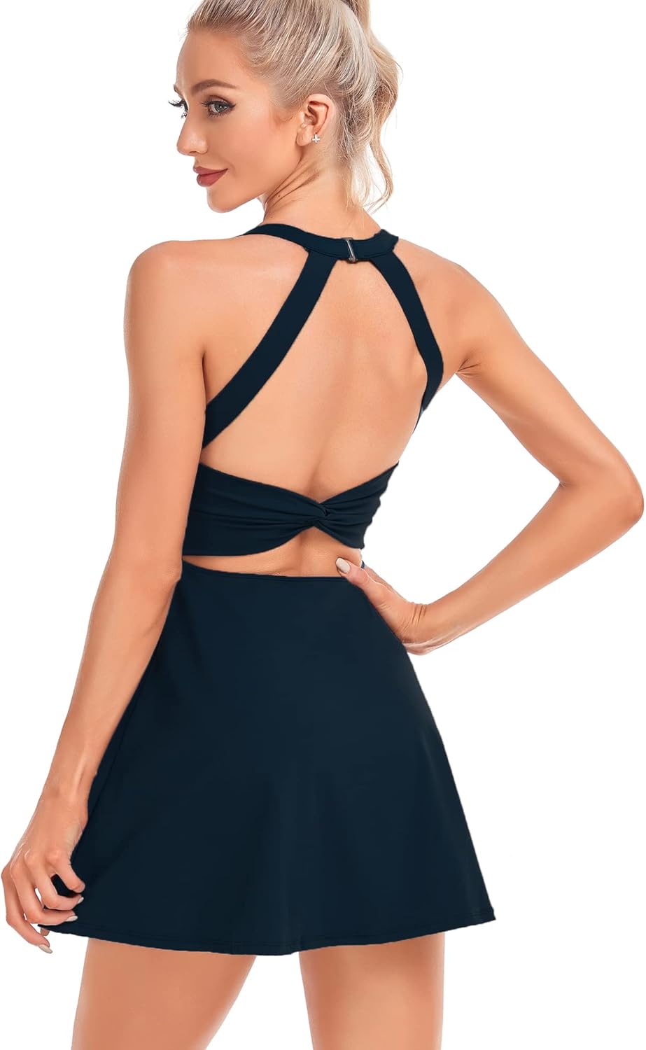 Womens Tennis Dress with Built in Shorts for Active Lifestyle