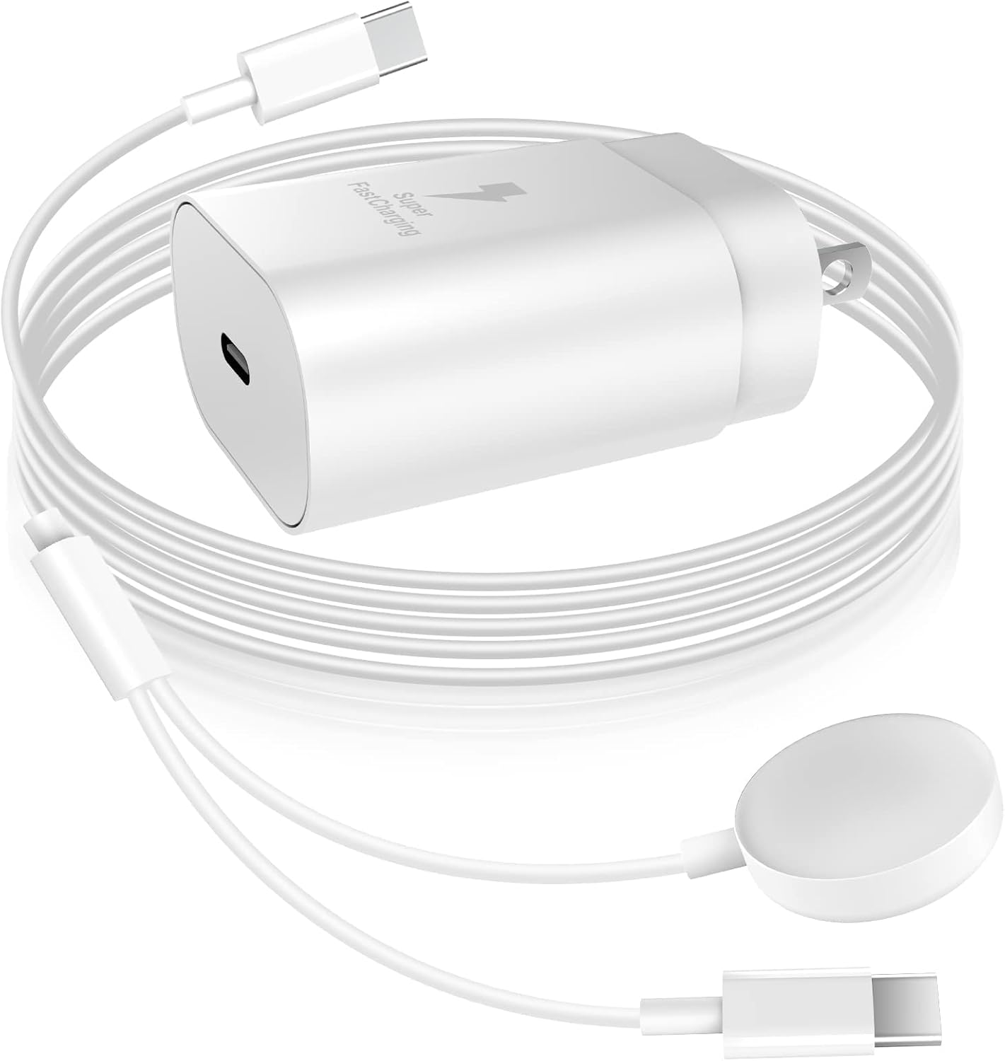 Fast Charge DuoCaiBao 2-in-1 Watch Charger for Samsung Galaxy & S Series