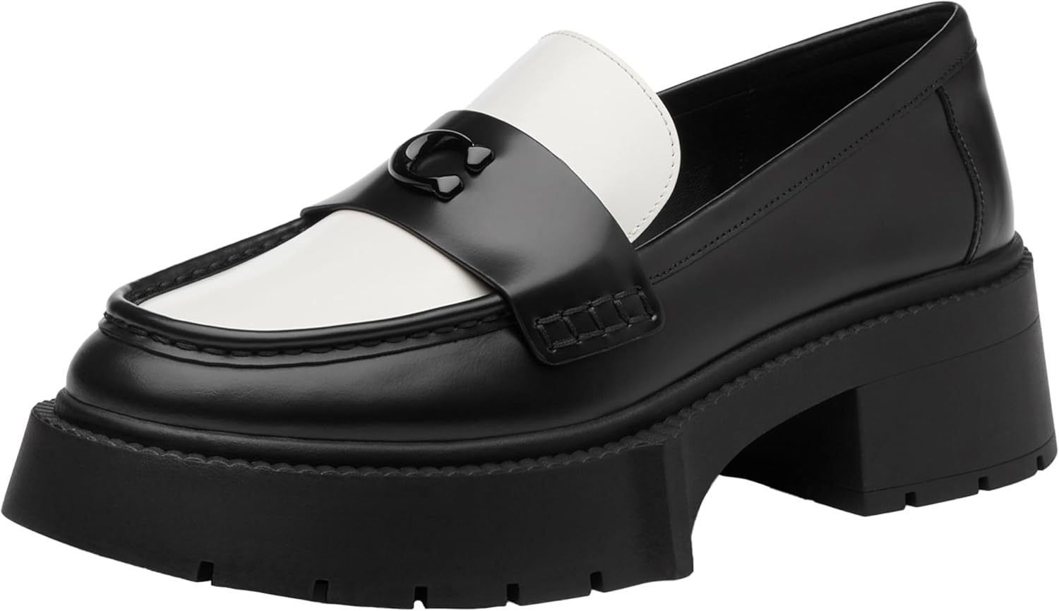 Coach Leah Platform Loved Leather Loafer for Timeless Style
