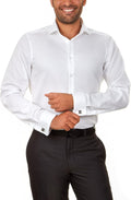 Calvin Klein Men's Slim Fit Non Iron Herringbone Dress Shirt