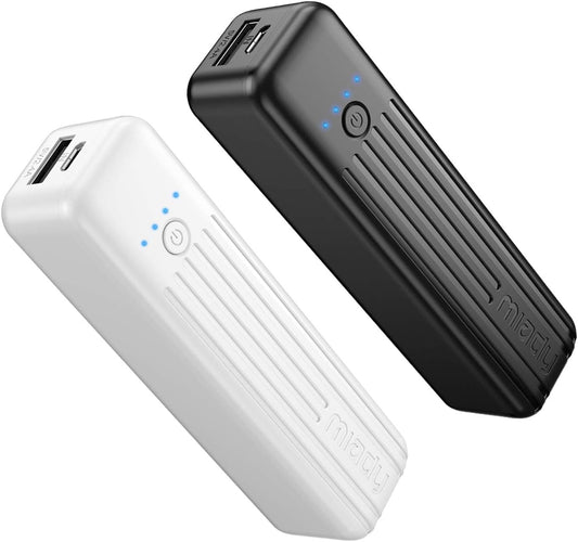 Miady 2-Pack Portable Charger - 5000mAh of Power!