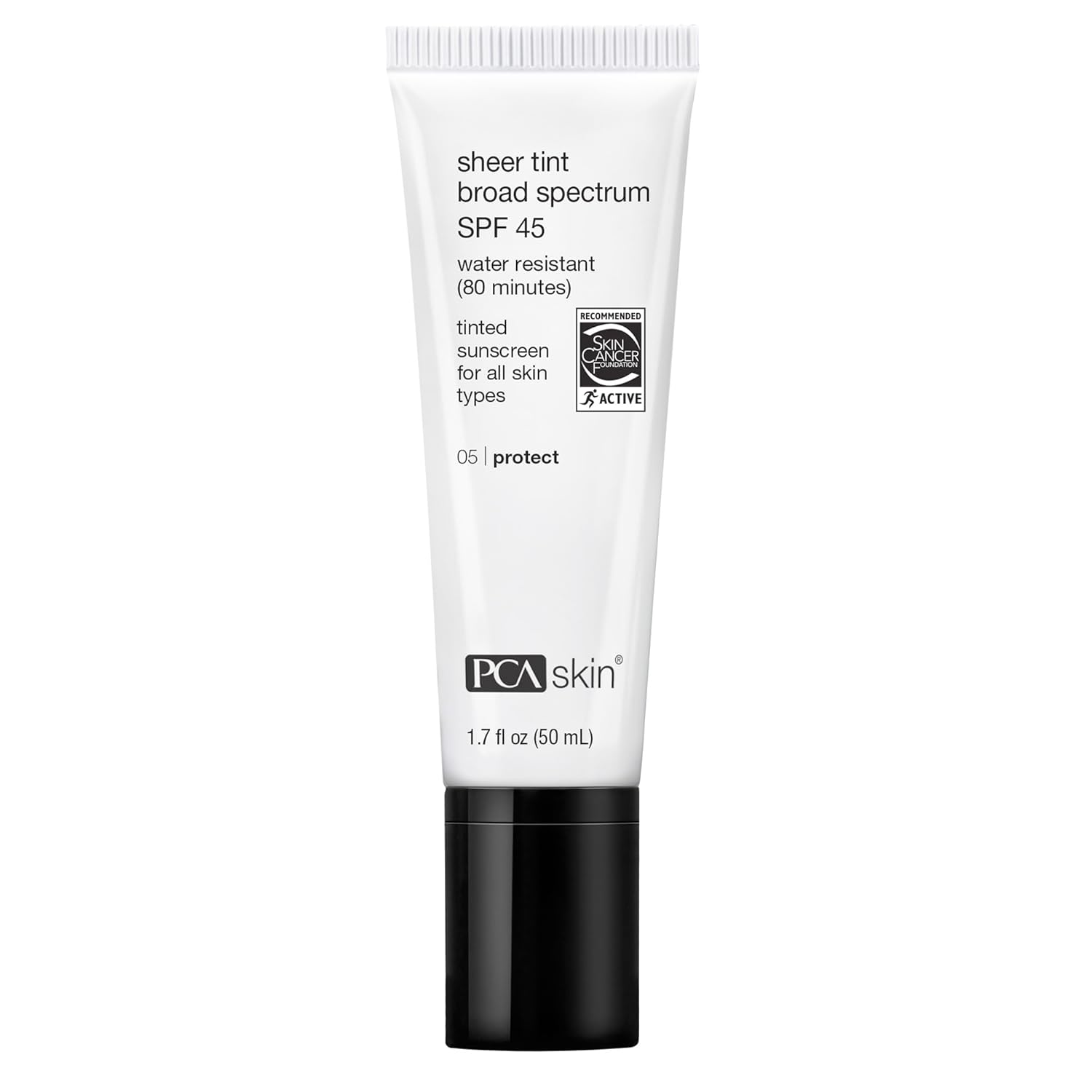 PCA SKIN Sheer Tint Broad Spectrum SPF 45 Hydrating Sunscreen