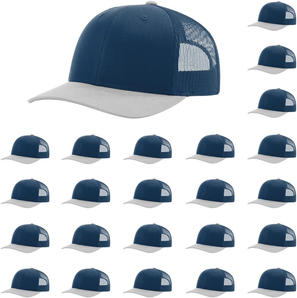 Richardson 112 Classic Six-Panel Adjustable Snapback Trucker Cap
