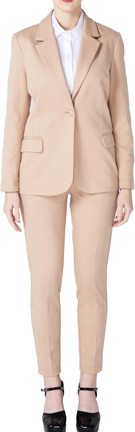 Marycrafts Womens Two Piece Business Suit for Professional Style