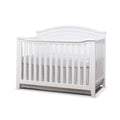 Sorelle Berkley Round Top Crib - Classic 4-in-1 Convertible Crib