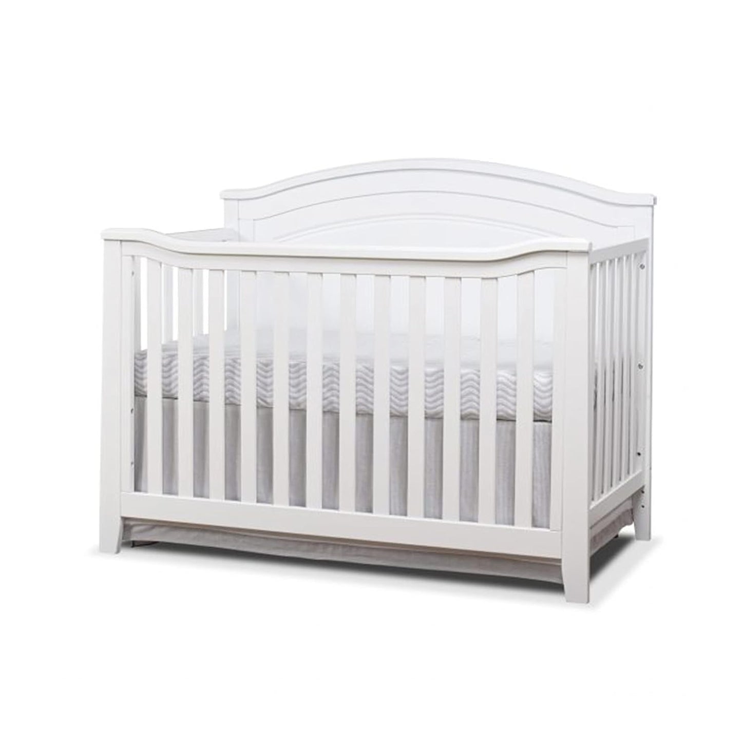 Berkley Round Top Crib - 4-in-1 Convertible Baby Bed