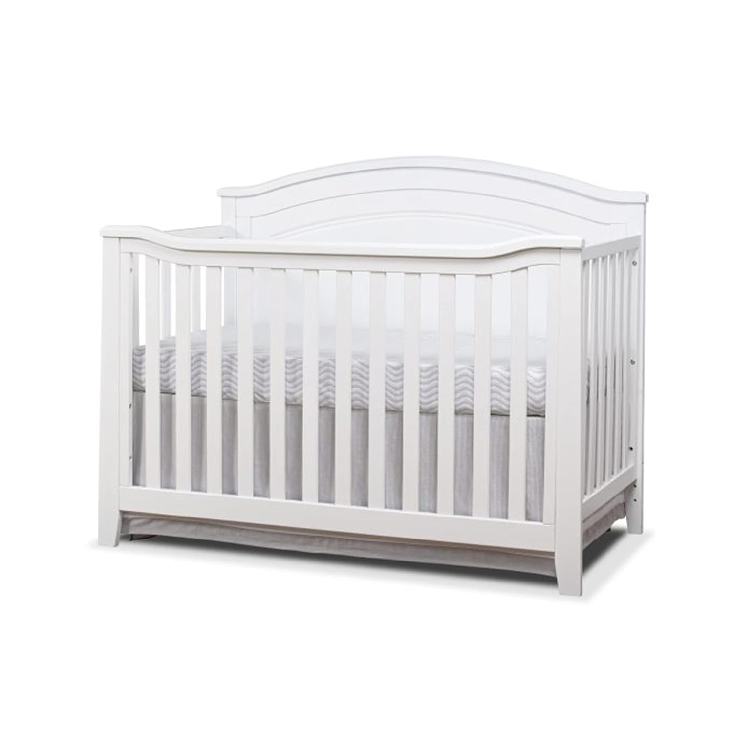 Berkley Round Top Crib - 4-in-1 Convertible Baby Bed