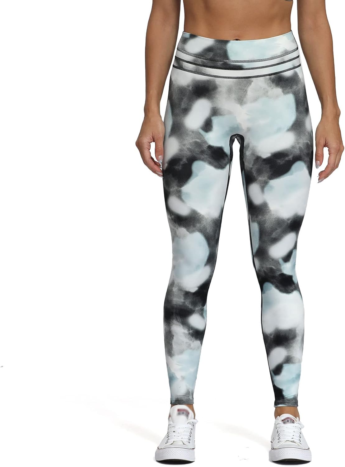 Aoxjox High Waisted Workout Leggings for Women with Tummy Control