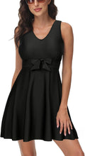 Two Piece Swimdress Tummy Control Tankini - Flowy Modest Swimwear
