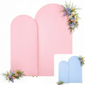 Pink and Blue Arch Backdrop Cover Set for Weddings and Parties