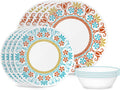 Corelle Global Collection Vitrelle 12-Piece Dinnerware Set