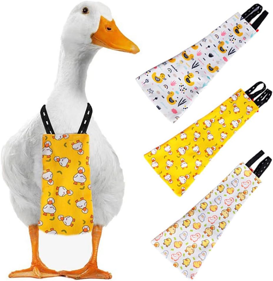 Washable Pet Chicken Diapers Set - Keep Farm Poultry Clean!
