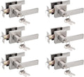 Probrico 6 Pack Satin Nickel Interior Door Lever Lockset Review