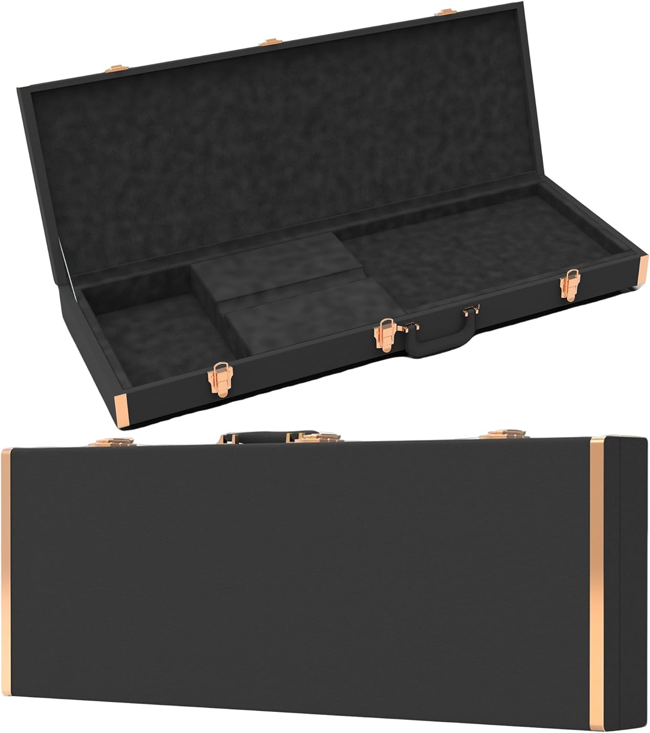 Zachary Bass Guitar Hard Case with Lock for 45in Bass Guitars