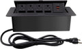 Pop Up Outlet Power Strip - Embedded Countertop Pop Up Outlet with USB