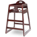Cherry Wooden High Chair for Baby & Toddler - Stackable Restaurant