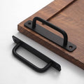 12 Pack 5 Inch Matte Black Cabinet Handles - Durable Drawer Pulls