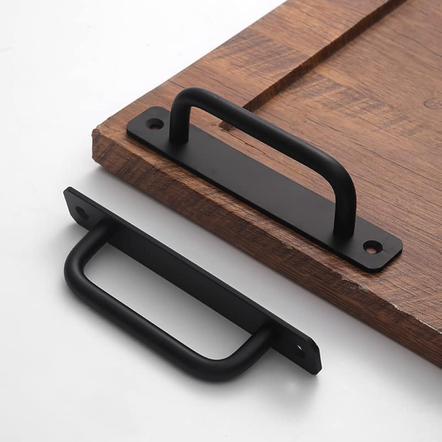 Matte Black Cabinet Handles 5 Inch Aluminum Drawer Pulls Set