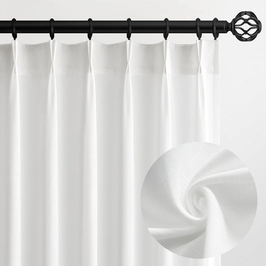 Topfinel 105 Inch Curtains Set for Living Room and Bedroom