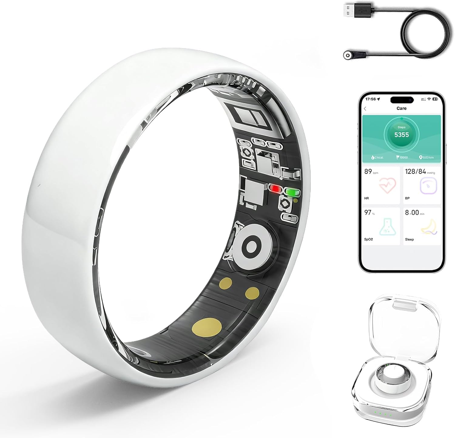 Smart Rings for Women Men - Fitness Tracker with Health Insights