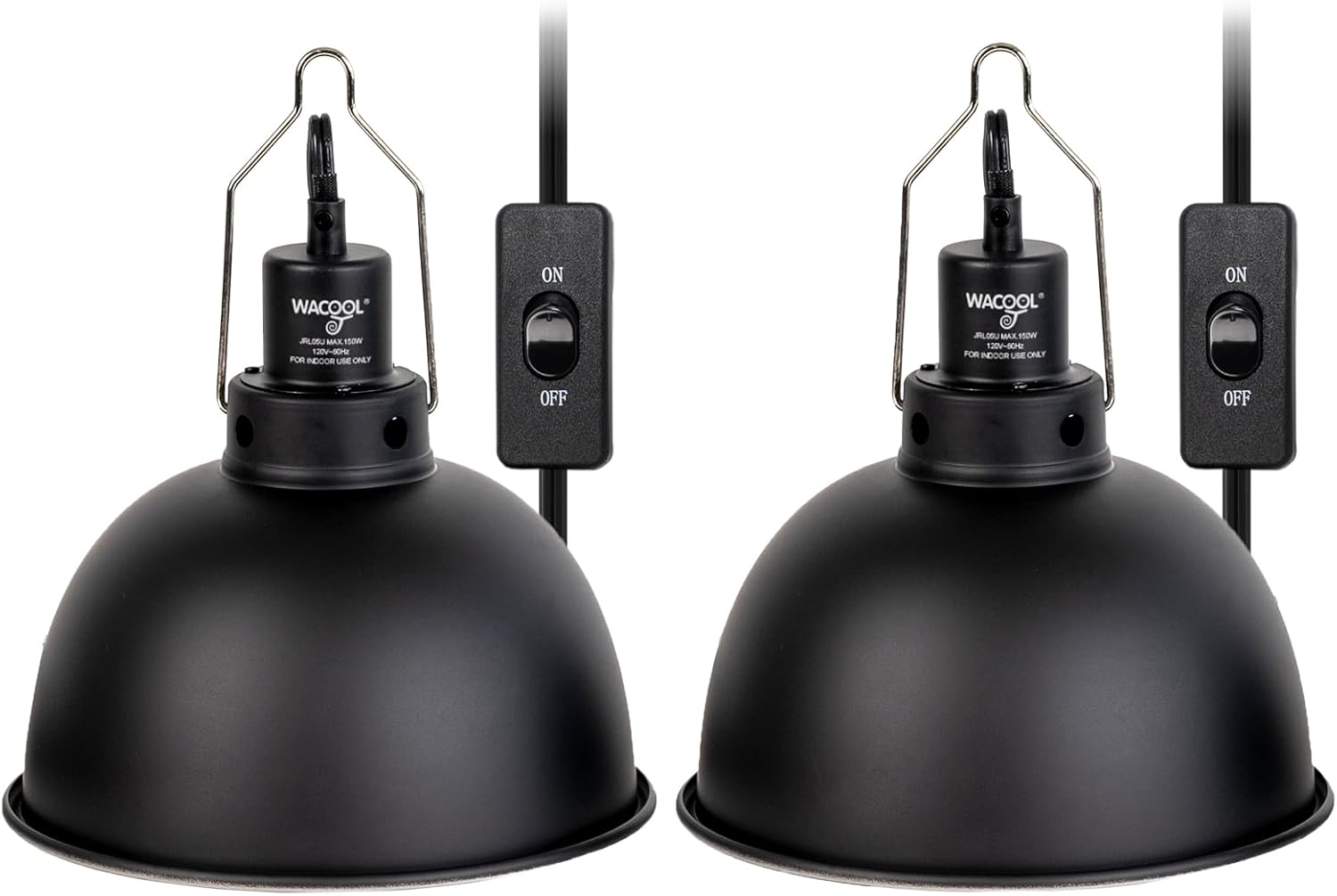Deep Dome Reptile Light Fixture 2 Pack for Optimal Heat