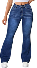 Bell Bottom Jeans for Women Ripped High Waisted Classic (Style 79G3)