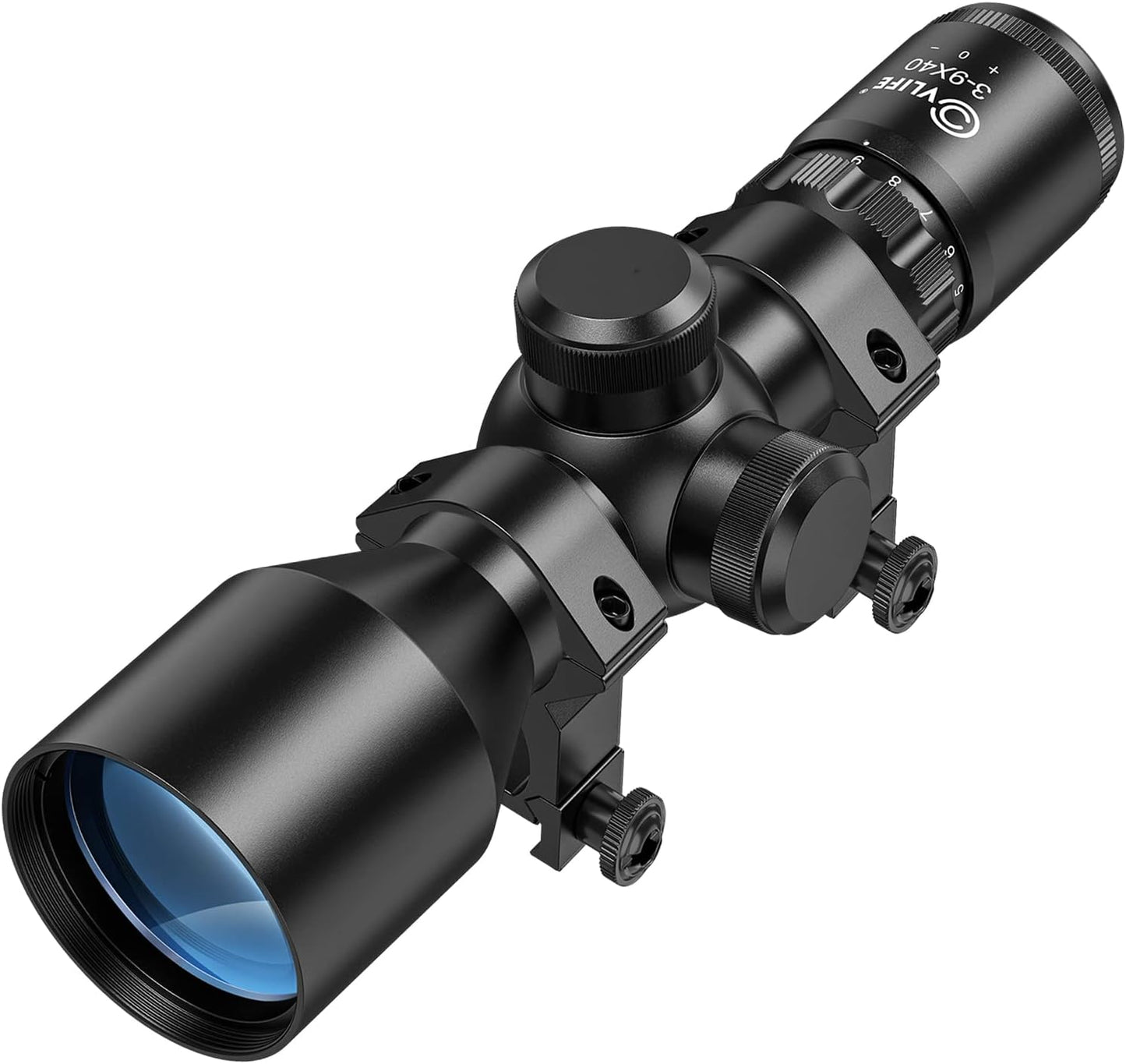 CVLIFE 3-9x40 Compact Rifle Scope for Quick Aiming