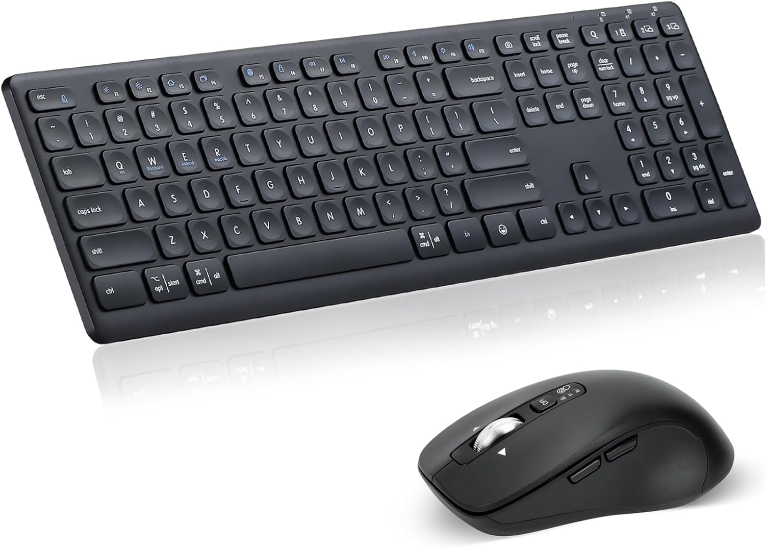 Multi-Device Silent Keyboard Combo for Work, CITLLA