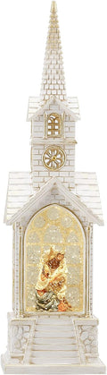 15.3in Nativity Snow Globe Christmas Decoration - Lighted Musical