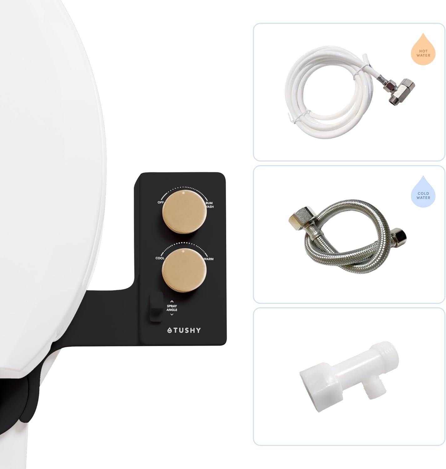 TUSHY 3.0 Spa Bidet Attachment with Temperature Control Features