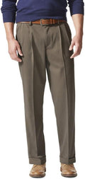 Dockers Mens Relaxed Fit Comfort Khaki Pants - Pleated (Style 99WA)