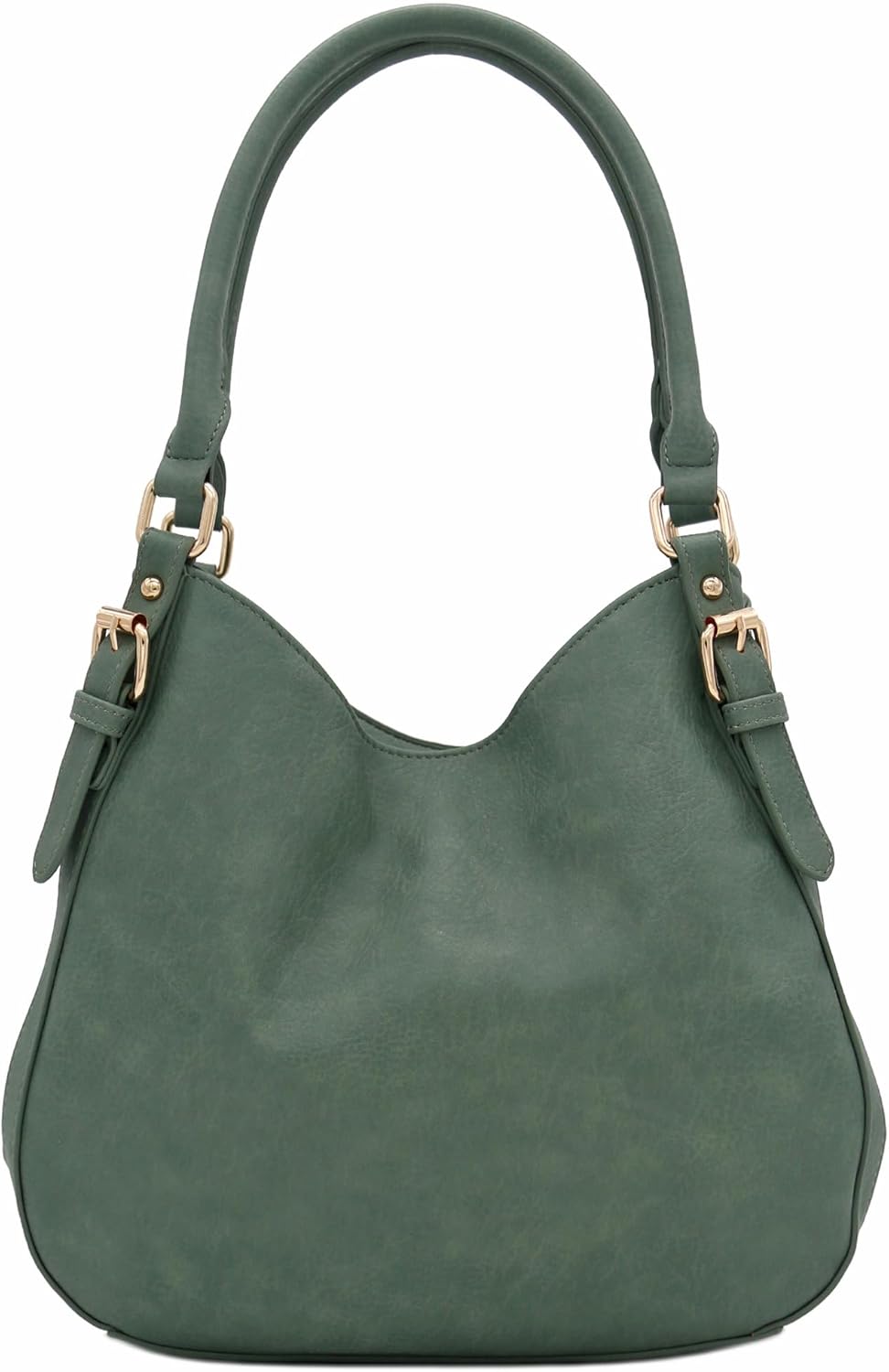 Lightweight 3 Compartment Faux Leather Medium Hobo Bag Review