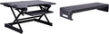 46in Standing Desk Converter with Dual Monitor Stand - Compact
