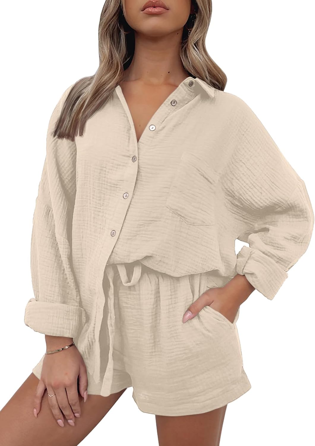 Oversized 2 Piece Lounge Wear Set for Women by AUTOMET Fashion