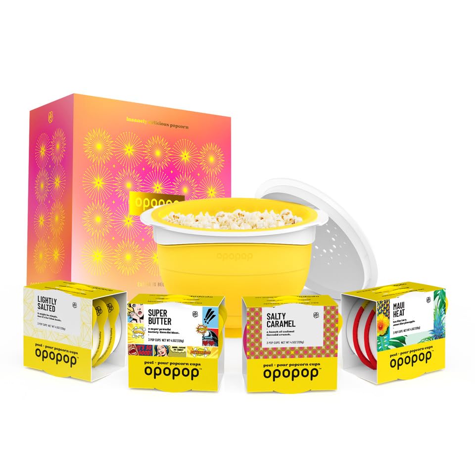 OPOPOP Gourmet Popcorn Gift Set - 12-Pack Variety Pack
