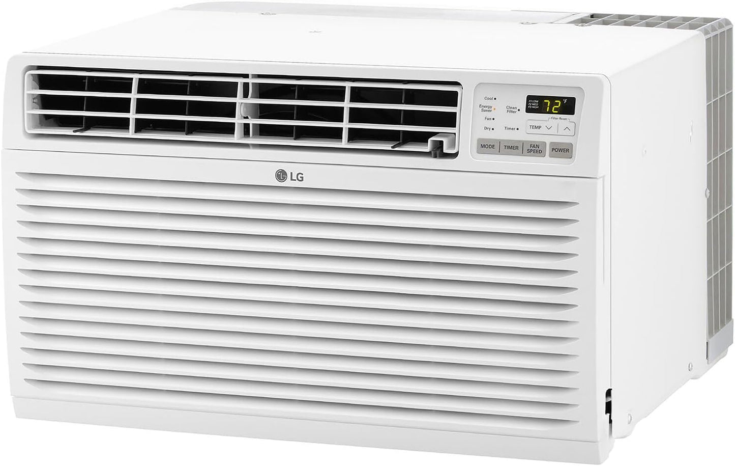 LG 9,800 BTU Wall AC w/ Heat - Remote Control, Auto-Restart
