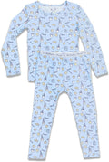 Two-Piece Bamboo Pajama Set for Boys & Girls - Soft, Breathable