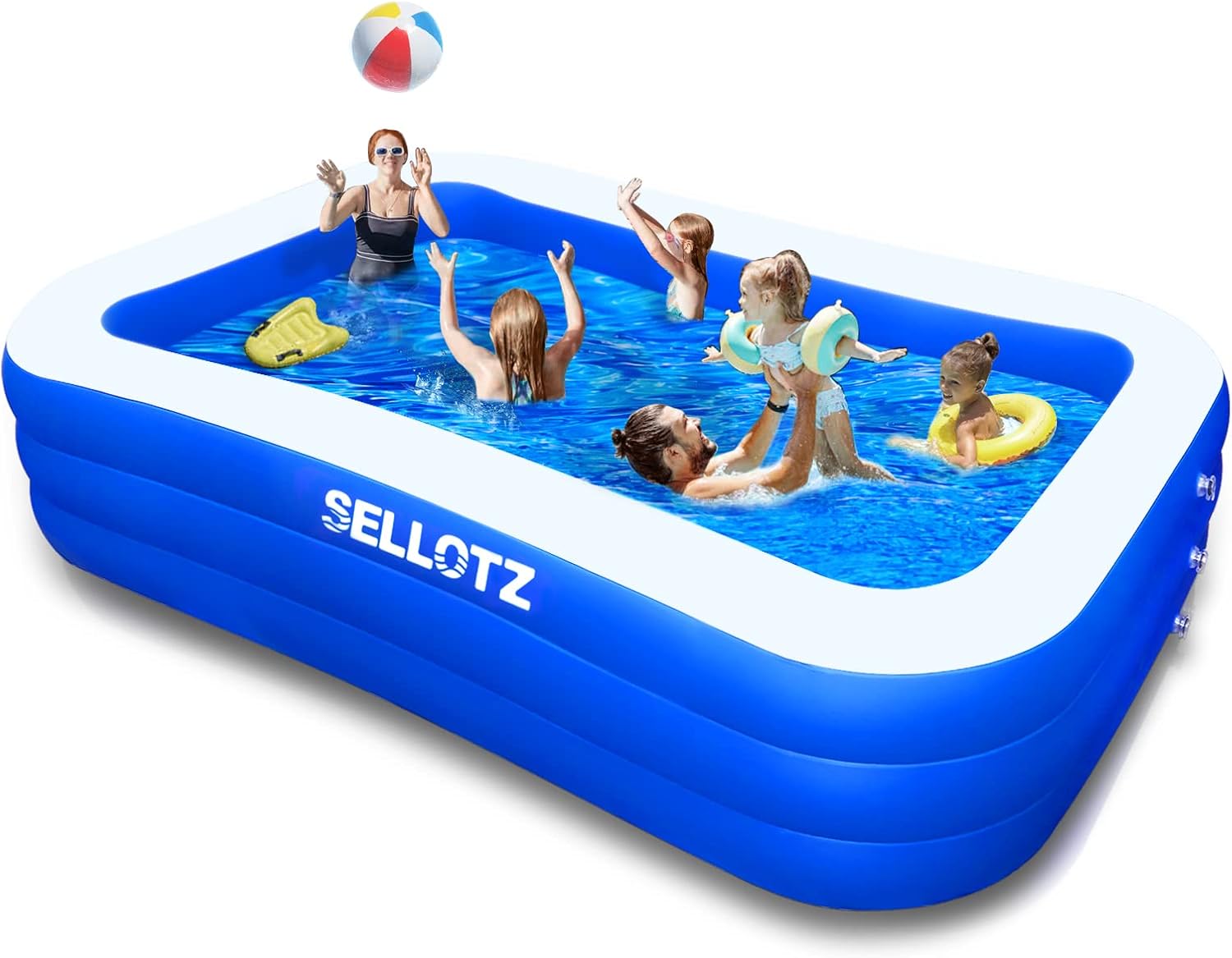 Oversized Inflatable Pool for Family Fun and Summer Parties