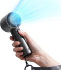 JISULIFE Portable Handheld Fan - Adjustable Speed Turbo Personal Fan