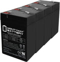 Mighty Max Battery ML4-6 6V 4.5AH SLA - 4 Pack V Batteries