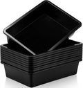 Flat Storage Organizer Tray Letter Size Paper Trays - 10 Pack