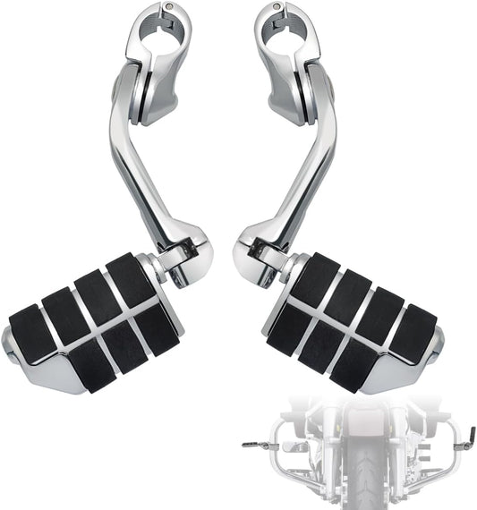 FOVPLUE 1.25 in Highway Footpegs for Harley Touring Models