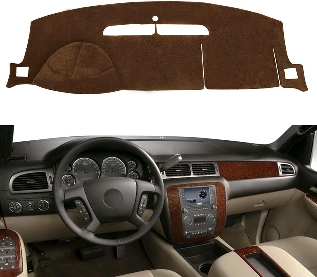Dash Cover Mat for 2007-2014 GMC Yukon and Chevy Silverado