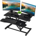 TechOrbits OF-S06-2 Desk Converter 37in - Sit-to-Stand Workstation