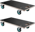 Furniture Dolly 551 lb Capacity 2-Pack - Compact Heavy-Duty Movers